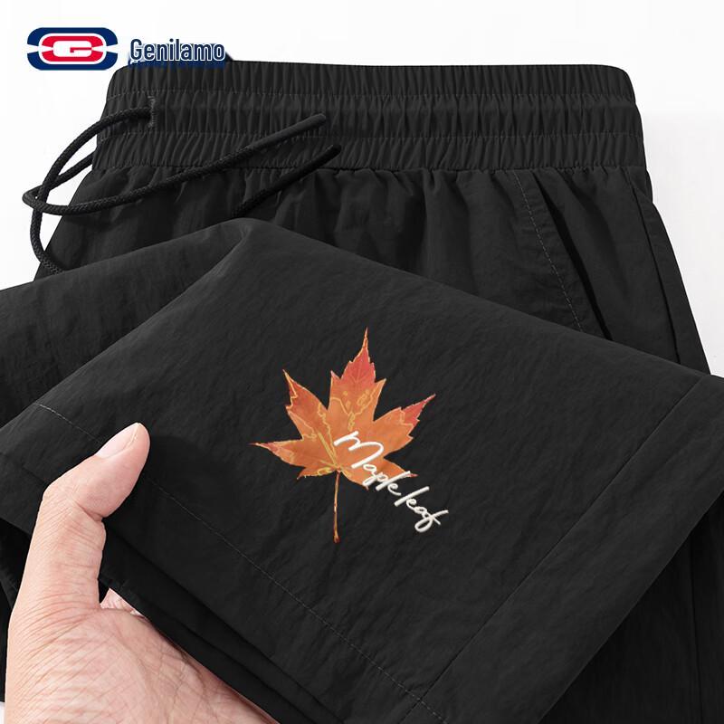 GENIOLAMODE Men s Ice Silk Casual Shorts 3XL