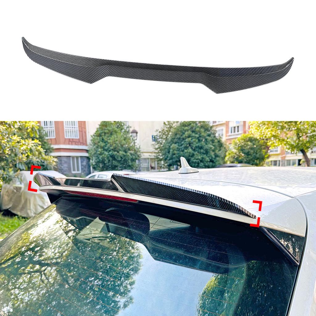 Rear   Roof Spoiler Wing Improve Aerodynamic Tail   Roof Lip Wing Kit for 8V Hatchback 2014 to 2020