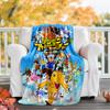 1pc Digimon Theme Blanket - Digital Print, Polyester, Cozy for All Seasons, Perfect for Outdoor, and Travel