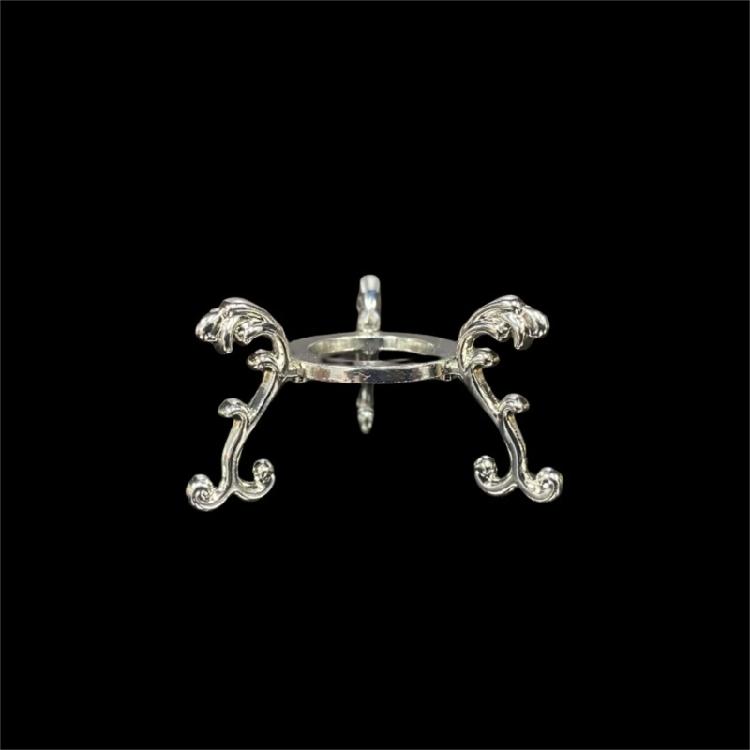 Classical Crystal Balls Stand Compact Space Saving Design Durable Corrosion Resistant Round Display Stand