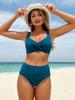 European & American Style 2026 High-Waisted Bikini - Sexy Two-Piece Swimsuit for Women