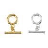 18K Gold Plated Copper Toggle Clasps Bamboo Knot Brass Metal Clasps Bracelets OT Clasp Jewelry Making Supplies DIY Accessories