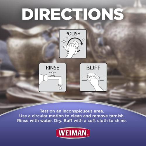 Weiman Silver Wipes, 20 Count by Weiman