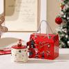 Cartoon Christmas Ceramic Mug Gift Set