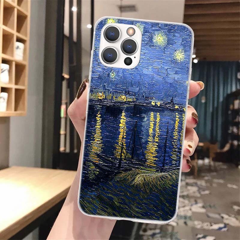 Claude Monet Garden Lotus Bridge Silicon Phone Case for iPhone 17 16 16E 15 Pro Max 14 Plus 11 13 Mini 12 7 8 SE Air 17Pro Cover