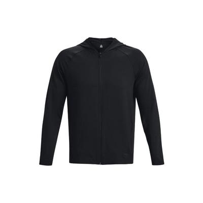 Solid Color Zip Hoodie Jacket Men Jacket Black 1374495-001