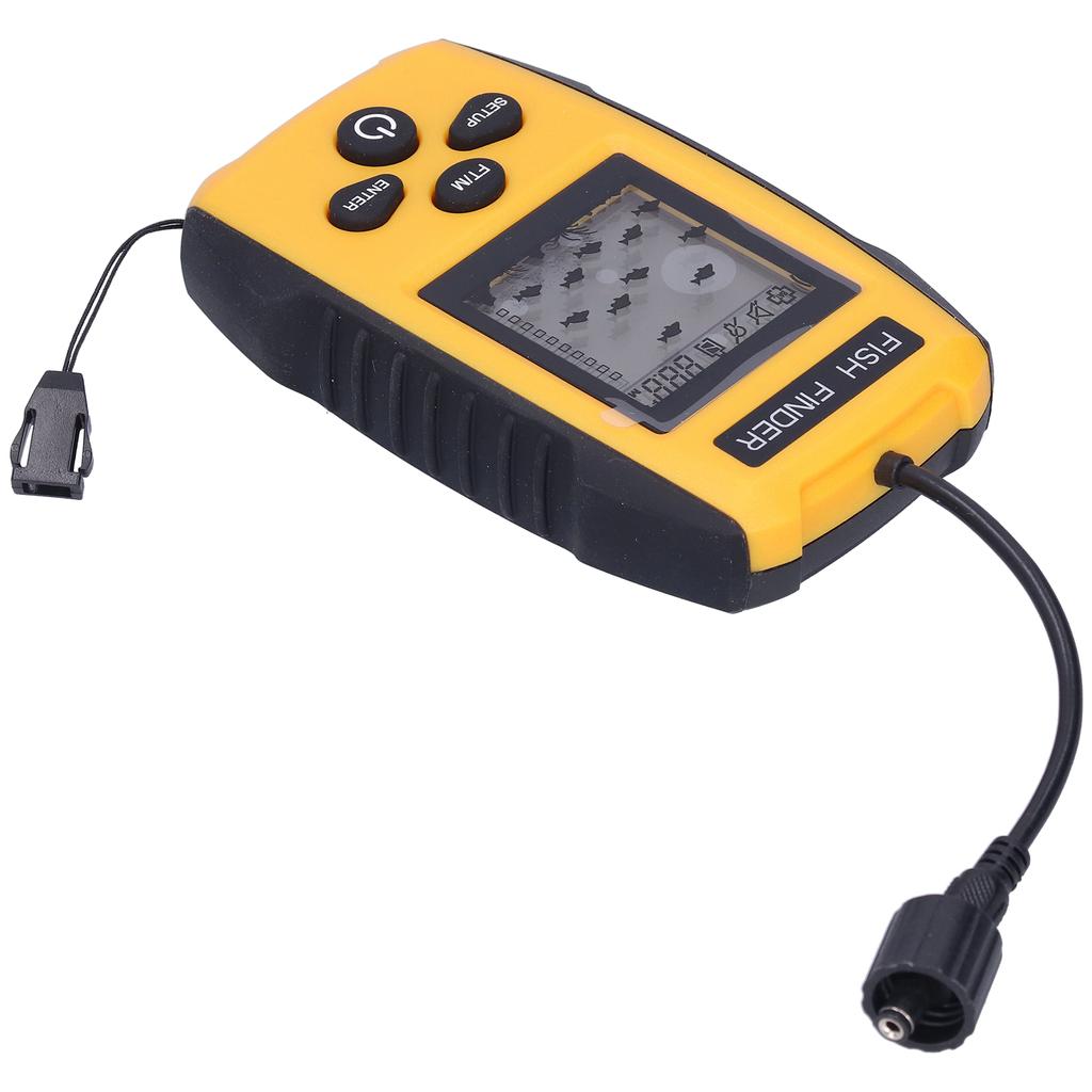 Fish Finder LCD LED Visual Echo Sounder Alarm Fishing Transducer for Outdoor Activity