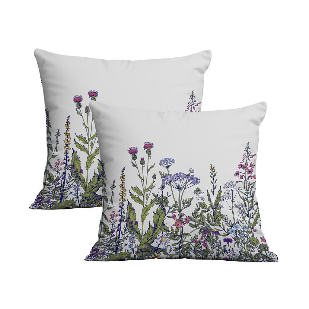 New Creative European Retro Floral Pillowcase Double-sided Printed Home Cushion Pillowcase Multiple Styles Available