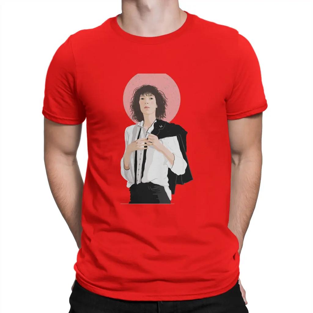 Punk Godmother T Shirt Patti Smith Vintage Tees Short Sleeve Round Neck T-Shirts Cotton Summer Clothes Unisex