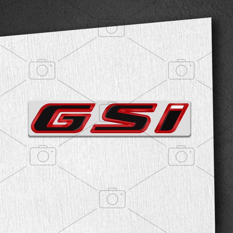 Car Metal Body GSI Logo Letter Decals Styling Badge Trunk Emblems Sticker For Opel Vauxhall Meriva Junior Zafira Mokka Adam VXR