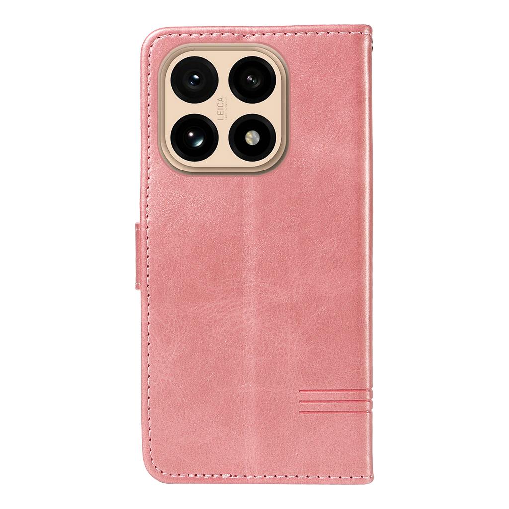 For Xiaomi 15T Wallet Case T-Shape Lines Leather Phone Cover Stand
