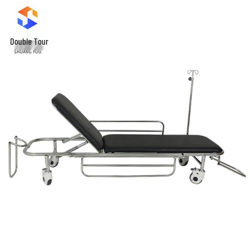 

Stainless Steel Emergency Stretcher Cart