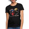 Miraculous Ladybug und Cat Noir Herz Damen T-Shirt