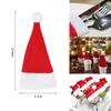 Vánoční dekorace Taška držák na nádobí Vánoční čepice Vidlička Nůž Taška na příbory Vánoční dekorace do kuchyně Dekorace Navidad Nový rok