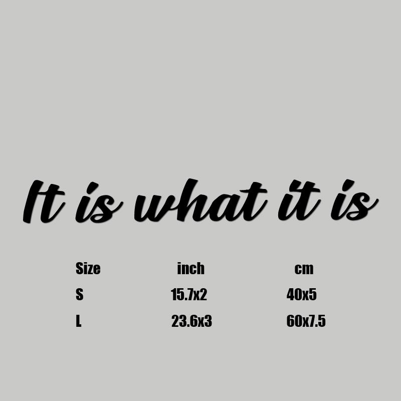 “It is what it is”Premium Quality Side Windshield Banner Decal Sticker  Enhance Your Car's Style and Visibility with the decals