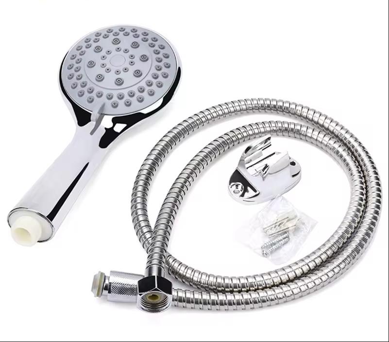 Modern Multifunctional ABS Plastic Bathroom Faucet Accessories 5-9 Mode Shower Head Low High Pressure Hand Washing Water Faucet (silver,ABS Plastic) серебряный
