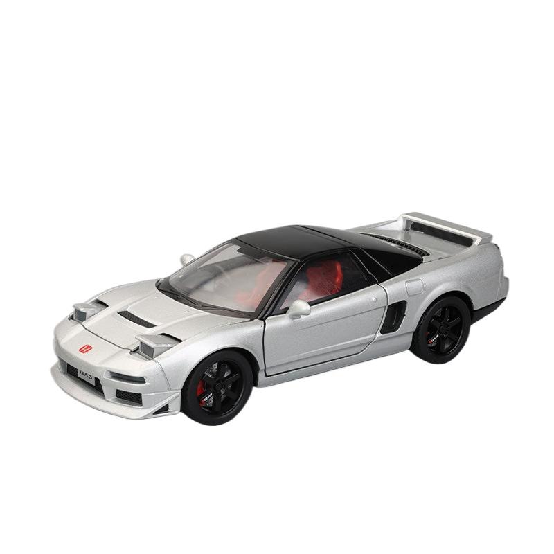 

1/32 Honda NSX NA1 Supercar Racing Sports Alloy Metal Diecast Model Car Sound & Light Collection Simulation Gifts серебряный