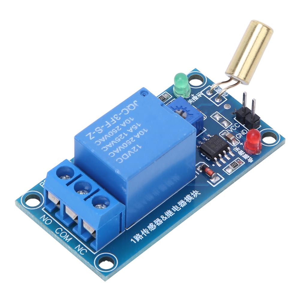 SW520 Tilt Sensor 12VDC Relay Module Equipment Tilt Dump Protection Alarm Trigger Module