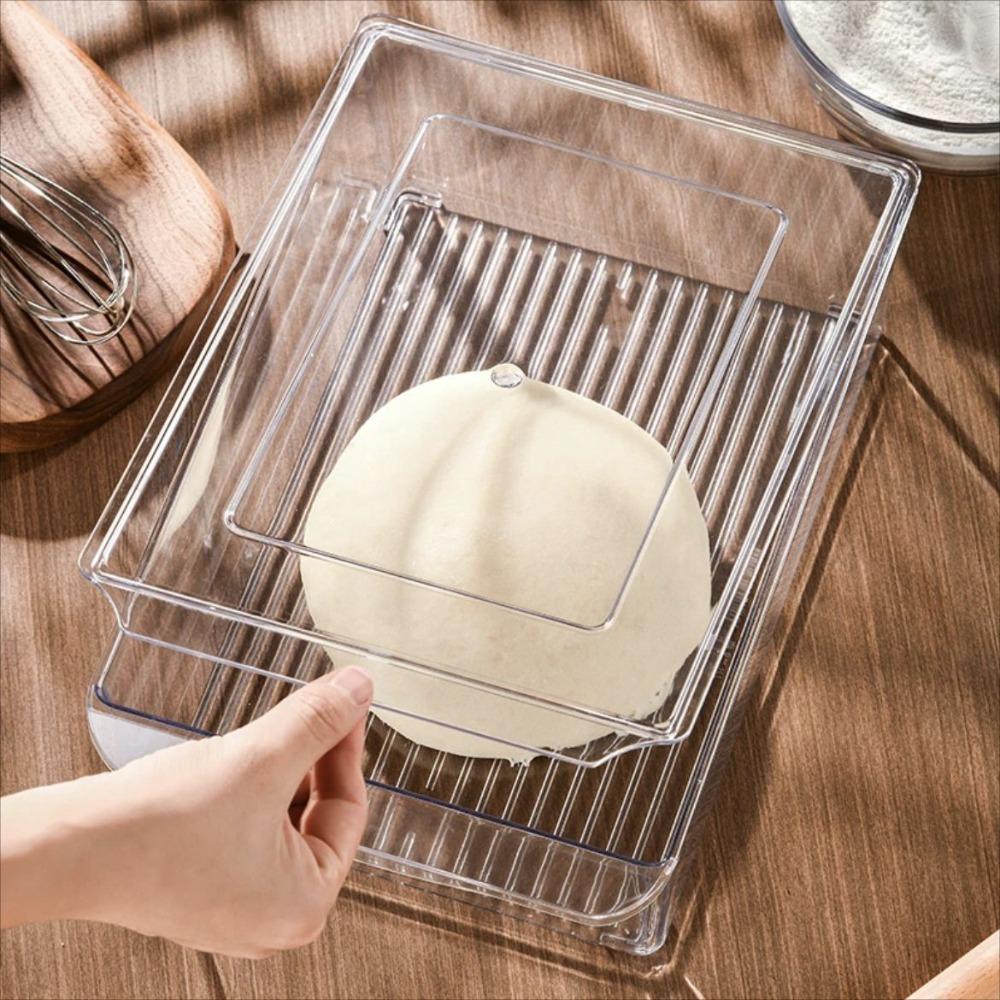 Transparent Dough Proofing Box Large Capacity Food Crisper Food Storage Box  Baking