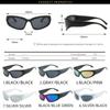 Popular Women's Sunglasses Punk Sunglasses Unique Sports Sun Glasses Men UV400 Goggle Shades Mirror Colorful  Eyewear
