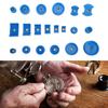 20Pcs Watch Press Dies Kit Plastic Back Case Closing Tool for Table Model Capping Machine Repairing