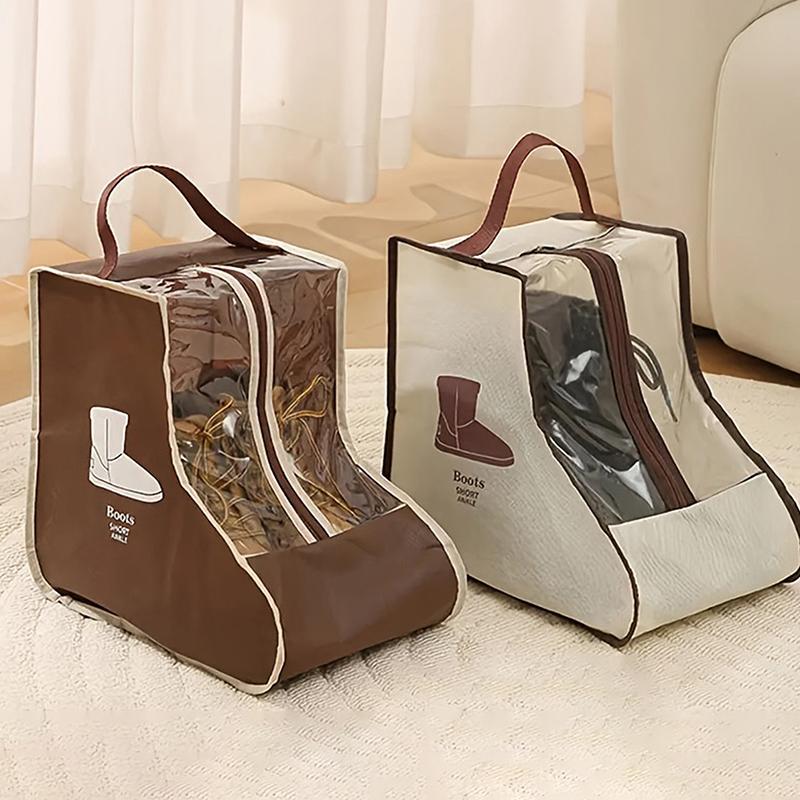 Multi-Functional Shoes Storage Bag With Handle Dustproof Boots Protector For Long & Ankle Boot Travel Pouch Shoe Organizer