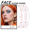 Temporary Tattoo Sticker, Red Freckles Face Tattoo, Waterproof Temporary Freckles Tattoo for Adults Festive Party Makeup