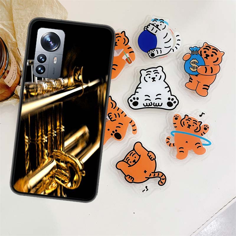 Brass Instruments Phone Case For Xiaomi Poco X7 X6 M8 M7 M6 M4 M3 X4 Pro F7 Ultra M5S Mi 14 14T 15 15T 12T 10T Pro 12S 12 11 Lit