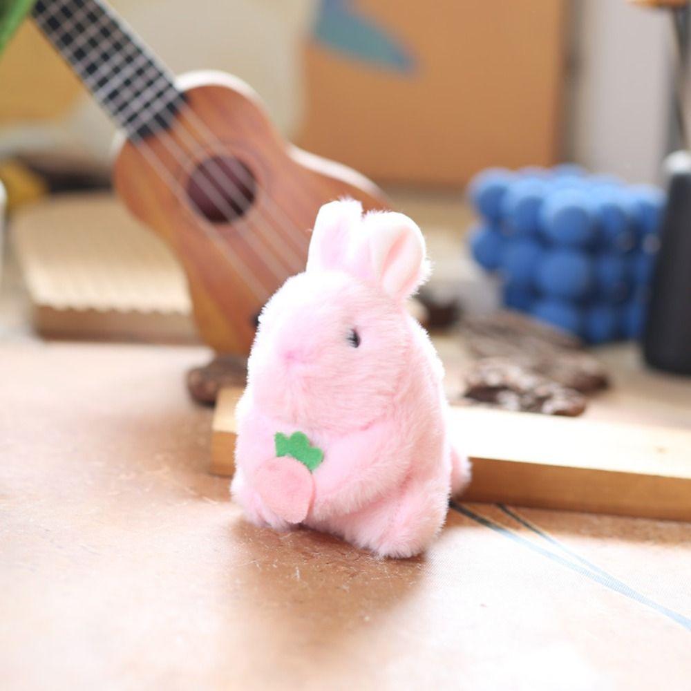 Stuffed Animals Rabbit Plush Keychain Anime Doll Rabbit Plush Keyring  Birthday Gifts