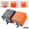 2 Pin Electronic LED Flasher Relay Adjustable Speed Turn Signal Fast  Flash New