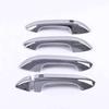 For Kia Optima K5 LHD     ABS Chrome Carbon Fiber Black Door Handle Cover Trims Sticker Car Styling Accessories