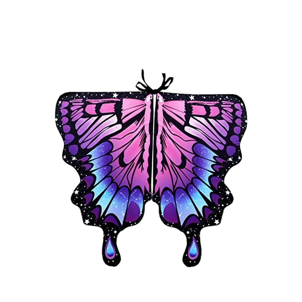 Rotating Butterfly Wings Shawl Dress Up Butterfly Shawl Cape Fairy Wings Cloak Festival Party