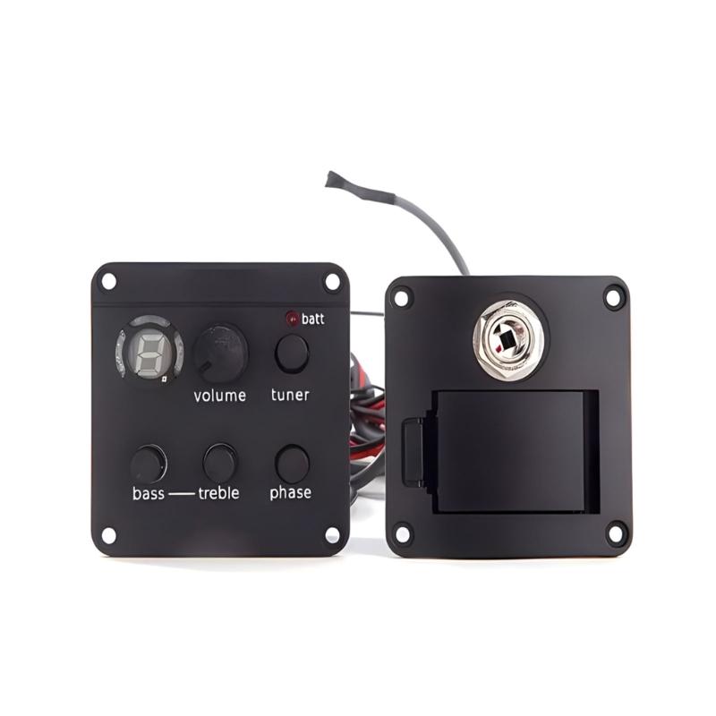 Akustikgitarren-Tonabnehmer mit Stimmgerät Gitarren-Tonabnehmer ISYS+ EQ Vorverstärkersysteme Folk-Gitarren-Tonabnehmer EQ Box Equalizer Langlebig