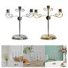 3 Arms Candle Holder Metal Pillar Candlesticks Wedding Event Candelabra