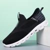Men's New Trendy Comfortable Breathable Slip-On Casual Shoes, Low Top Lightweight Athletic Sneakers, Plus Size Walking Shoes for Dad