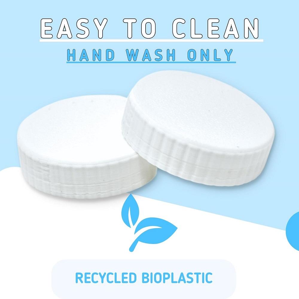 1/2Pcs Silicone Bottle Cap Fits Plastic and Metal Bottles Bottle Sealing Cap Non Slip Dust-Proof for Cirkul Water Bottle