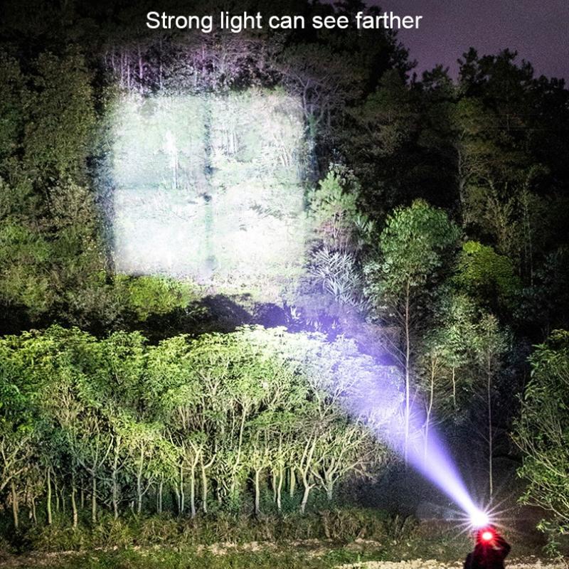 8000LM XHP360 Leistungsstarke LED-Stirnlampe USB-wiederaufladbare Stirnleuchte Hohe Leistung LED-Stirnlampe 18650 Stirnlampe Angel-Laterne