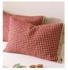 Class A Pure Cotton Quilted Pillowcase Set - Thick, All-Cotton Buttoned Covers (48x74 cm)