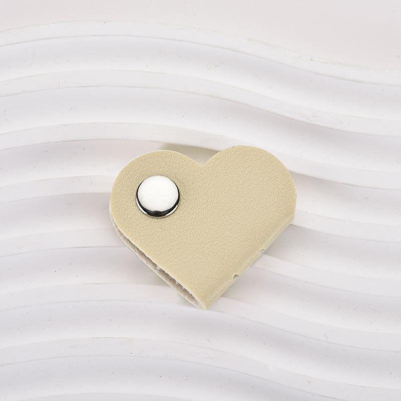 Mini Heart Shape Cable Organizer Vintage Earphone Wire Data Line Clips Cable Winder Tie Cable Management Cord Organizer Office