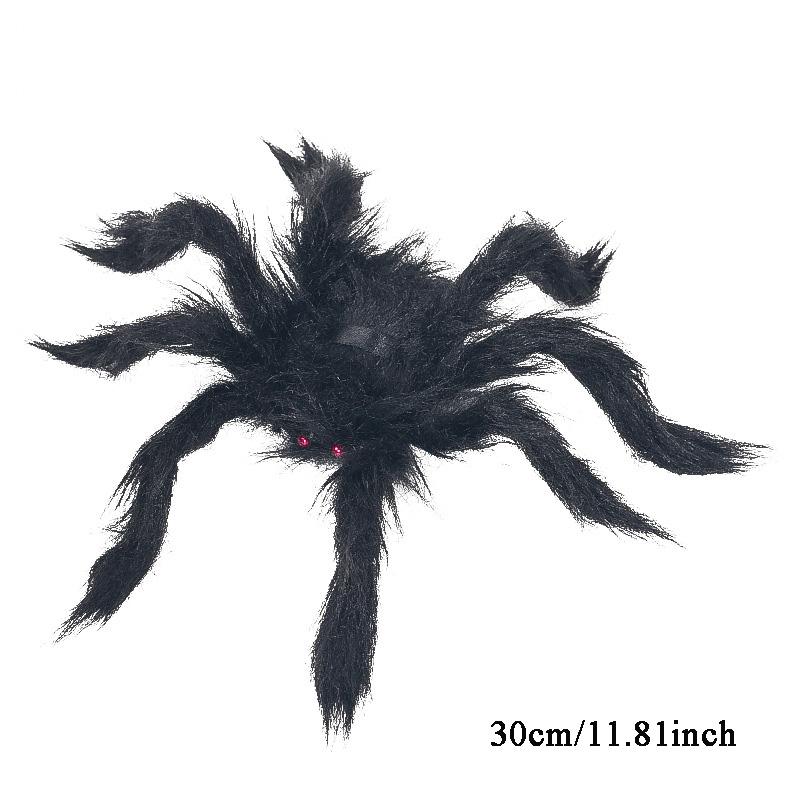 Halloween Decoration Giant Spider, Suitable for Garden Lawn and Indoor Decoration Props, Party Trick Simulation Balck Spider