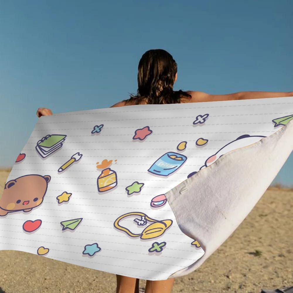 Asciugamano da Spiaggia Carino a Cartone Animato Bubu e Dudu per Bambini Personalizzato Regalo per Bagno Piscina Vacanze Regalo per Festa Picnic