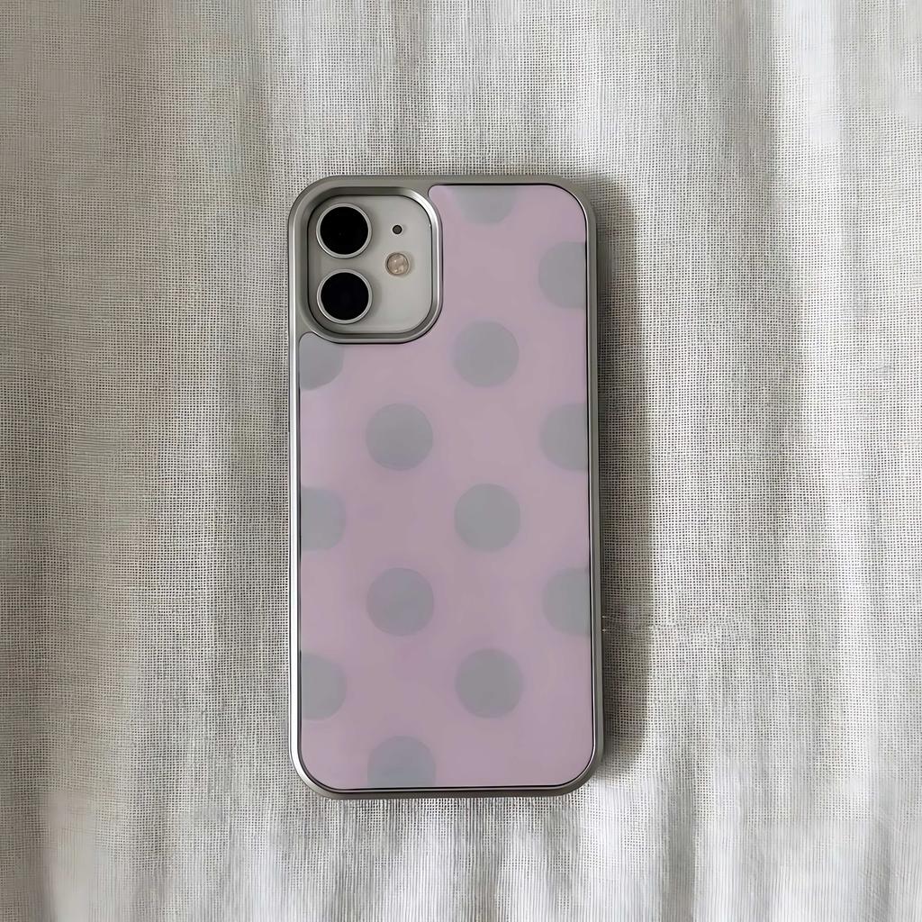 Polka Dots Ins Korean Sweet Phone Case for iPhone 17 16e 16 15 14 13 12 11 Air Pro Max X XR 8 Plus Luxury Clear Soft Back Cover