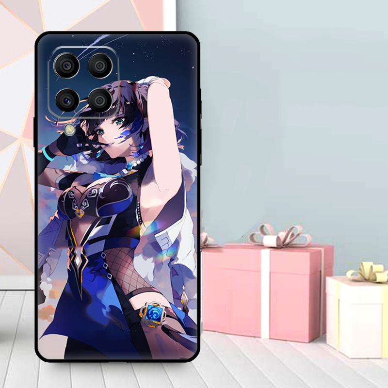 Yelan Genshin Impact Case For Samsung Galaxy M16 M31 M21 M13 M33 M53 M15 M35 M55 M36 M56 M12 M32 M52 M14 M34 M54
