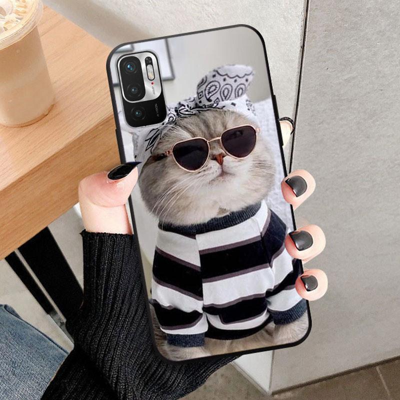 For Xiaomi Redmi Note 10 JE Phone Case Cool Wolf Lion Silicone Back Cover For Redmi Note10 JE Note 10JE Protective Shell Coque
