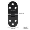 4 Pcs 80*30mm Folding Table Hinges Black Cabinet Door Hinges Durable Flip Top Hinges  Furniture