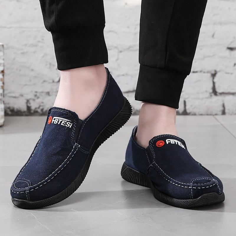 Men Sneakers Casual Shoes Slip On Men Shoes Denim  Lightweight Comfortable Outdoor Walking Sneakers Men Zapatillas Hombre