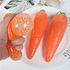 Carrot Squishies Toy Carrot Stress Ball Toy Sensory Simulation Food Stress Relief Squeeze Toy for Adult Easter Basket Stuffers