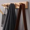 4/5/6/7 Hooks Key Hook Rack Wooden Door Back Clothes Hook Non-toxic Decorative Hook  Entryway