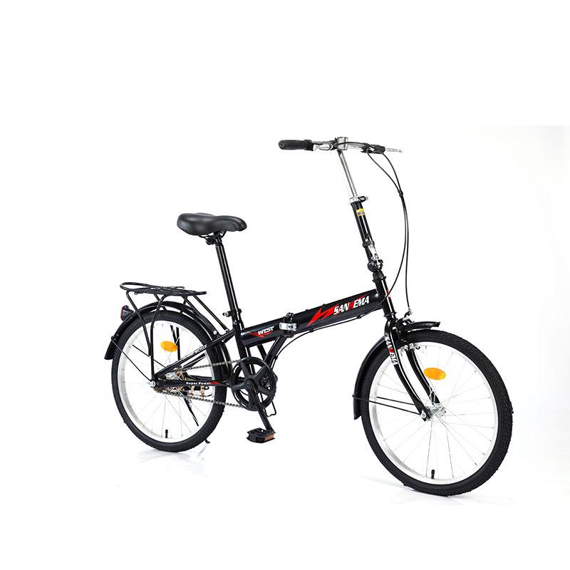 20-inch Overlord Adult Folding Bike with Dual Disc Brakes for City Leisure Riding 20-inch