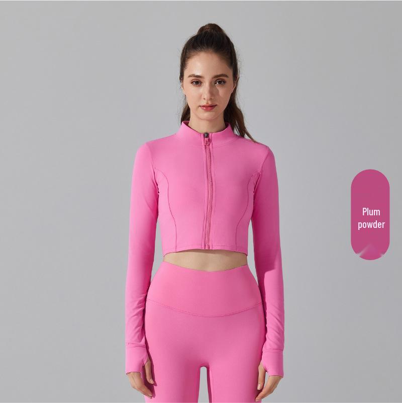

Nude Antibacterial Slimming Women s Long Sleeve Running and Yoga Jacket Medium